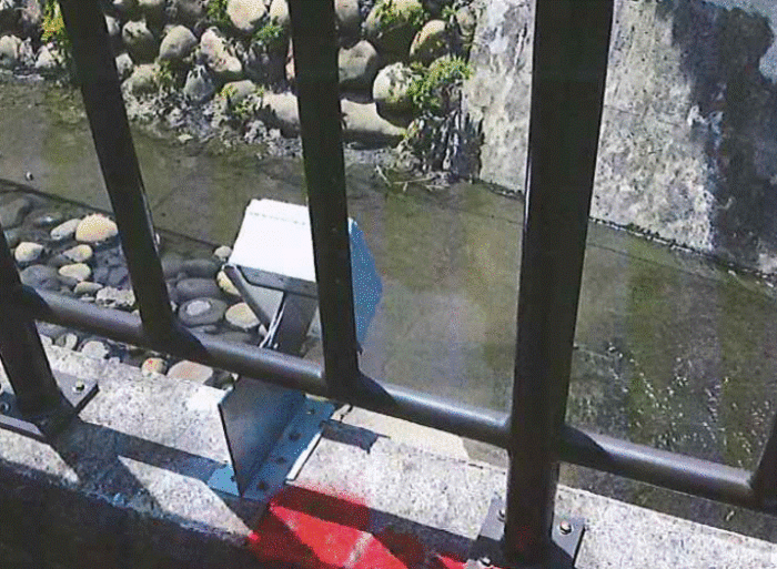 新竹縣溝貝幹線排水水位監控設備建置情形