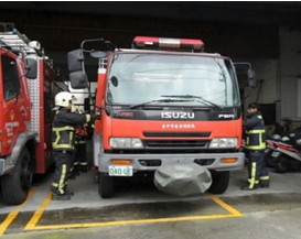 臺中市消防人車出動情形