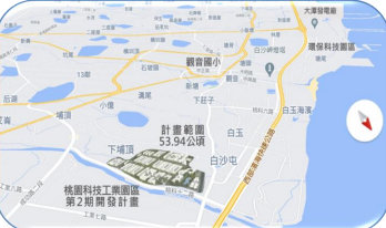 桃園科技工業園區第2期開發計畫範圍