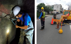 宜蘭縣雨水下水道附掛纜線清除遷移作業