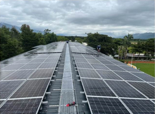 花蓮縣北林國小設置太陽光電情形
