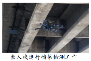 無人機進行橋梁檢測工作