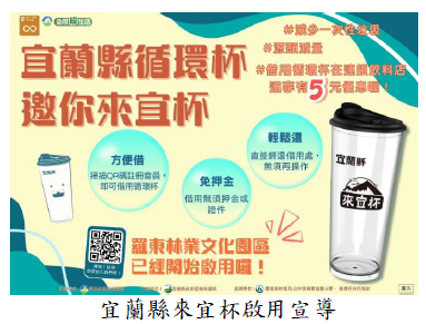 宜蘭縣來宜杯啟用宣導圖片