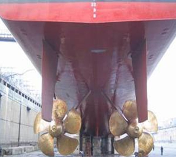 海軍1801艦防污漆完工相片