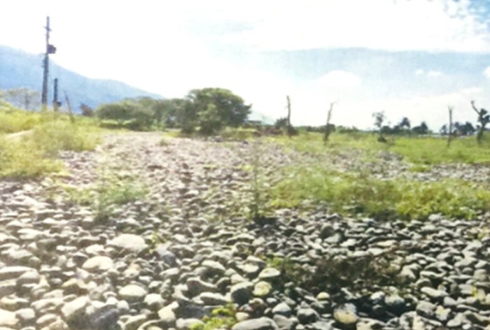 應作農業使用之非都市土地遭堆置砂石情形