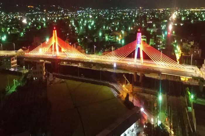 彰化縣員林至田中新闢道路雙塔脊背橋
